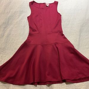 Love Ady Mini Dress Stretch Maroon Burgundy Red Size Small